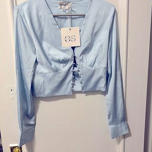 Cute cropped dressy top